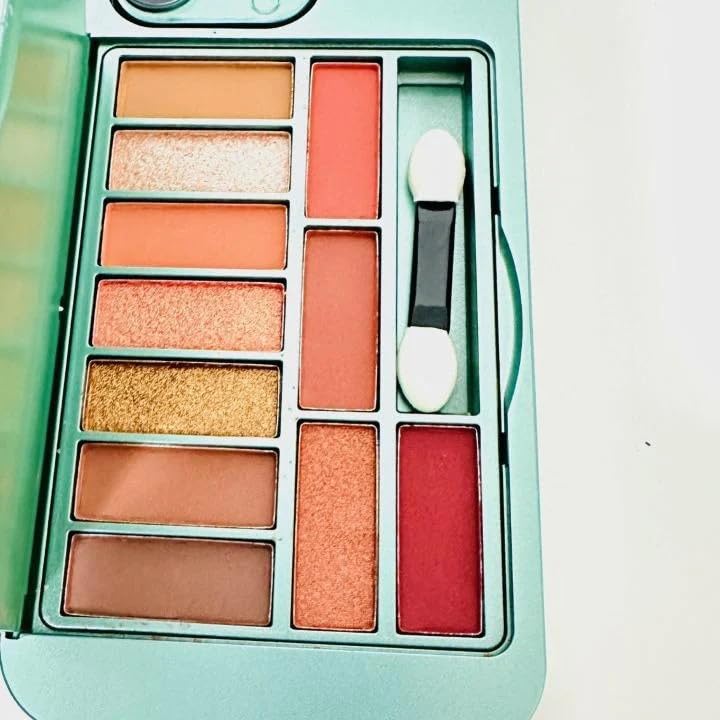 iPhone Makeup Palette, 11 Color Eyeshadow Palette with Mirror Back, Eyeshadow Highlighter Blusher Palette iPhone Makeup Palette, 11 Color Eyeshadow Palette with Mirror Back, Eyeshadow Highlighter Blusher Palette